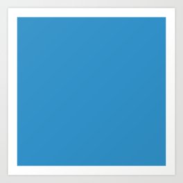 Cheap Solid Light Blue Ivy Color Art Print