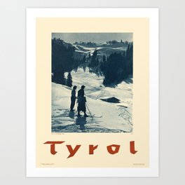 Vintage poster - Tyrol Art Print