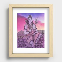 Shiva - A Flower in Thousands Recessed Framed Print