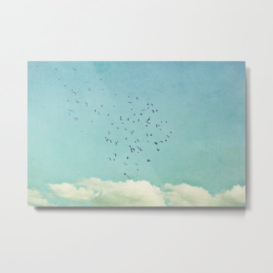 September Sky Metal Print