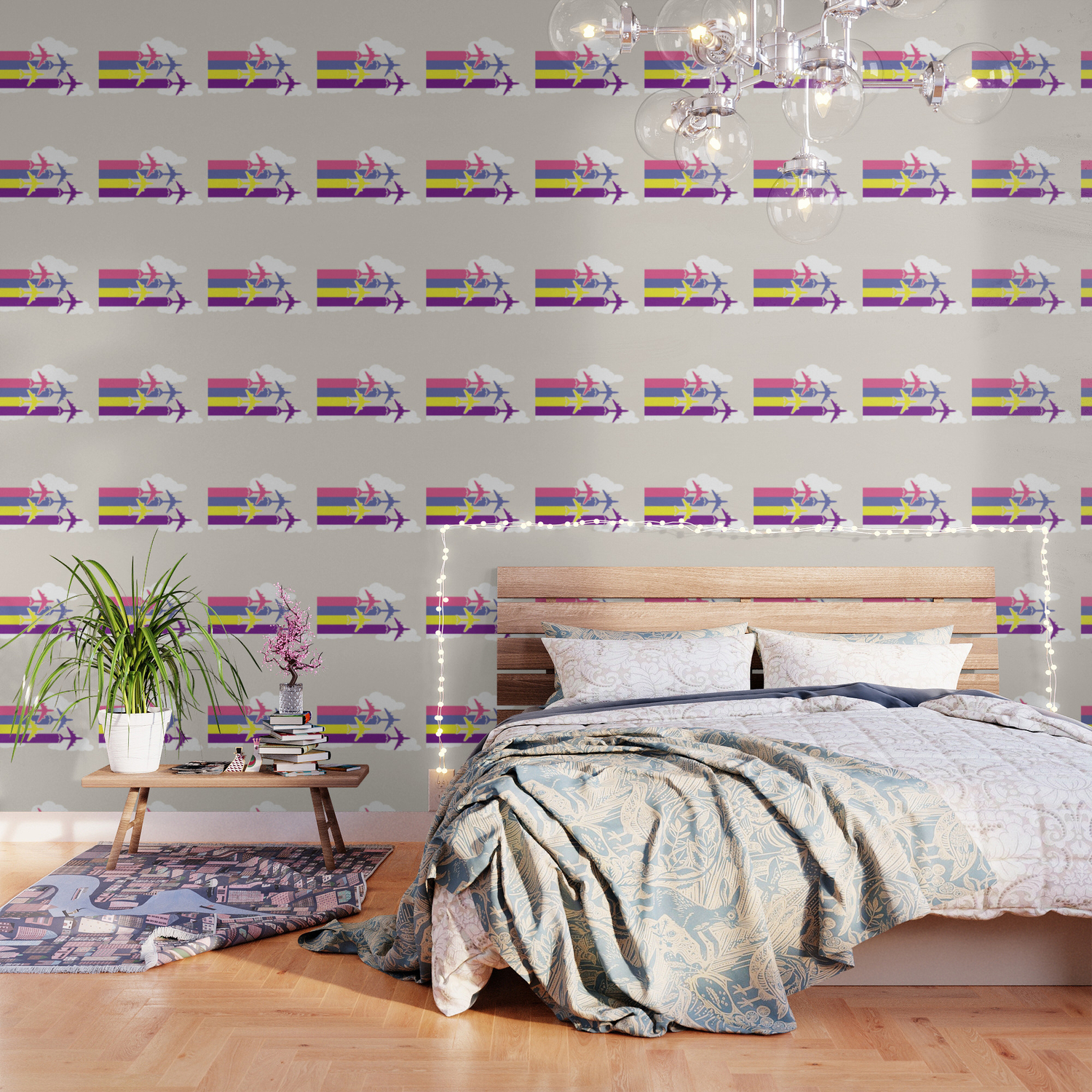 Colorful Airplanes Wallpaper By Society6comanastasia Society6