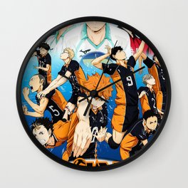 Haikyuu Anime Wall Clock