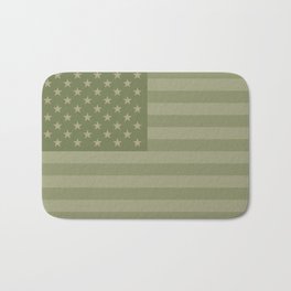 Camo Stars and Stripes – USA Flag in Military Camouflage Colors [FalseFlag 1] Bath Mat