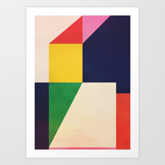 Geometric Shapes 114 Art Print