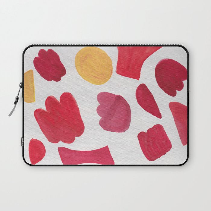 37  | 190408 Red Abstract Watercolour Laptop Sleeve