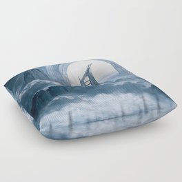 Ascending to the Gates of Heaven Floor Pillow