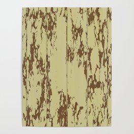 Weathered Wood Paneling 01 Poster