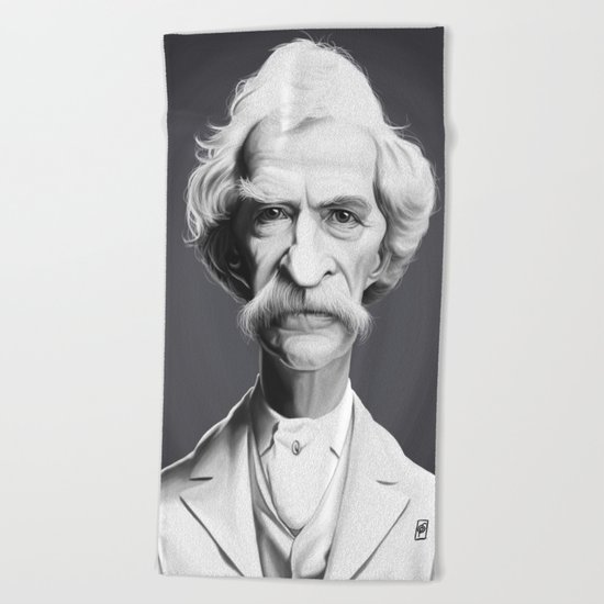 Mark Twain Beach Towel