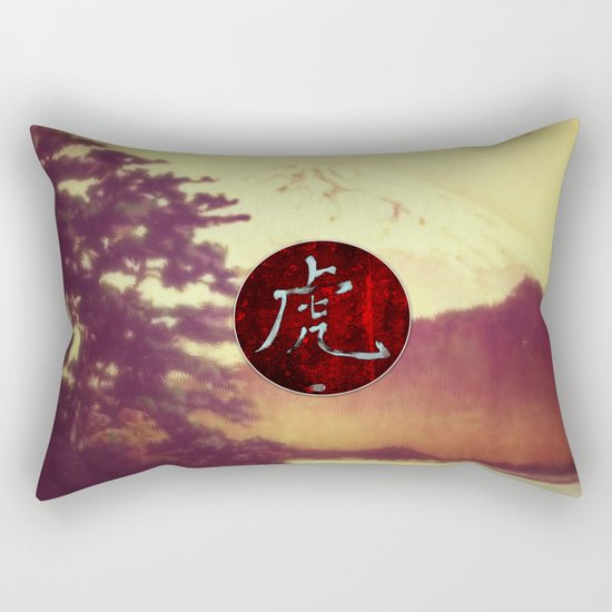 The Nagahama Tiger Rectangular Pillow