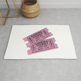 Cinema Tickets Rug | Torn, Graphicdesign, Tickets, Theatre, Leisure, Concept, Entertainment, One, Fun, Coupon 