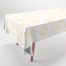 Yellow Gems Pattern Tablecloth