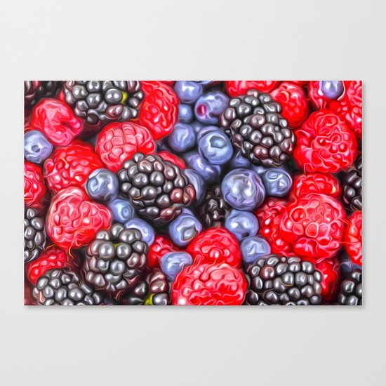 Berries Canvas Print