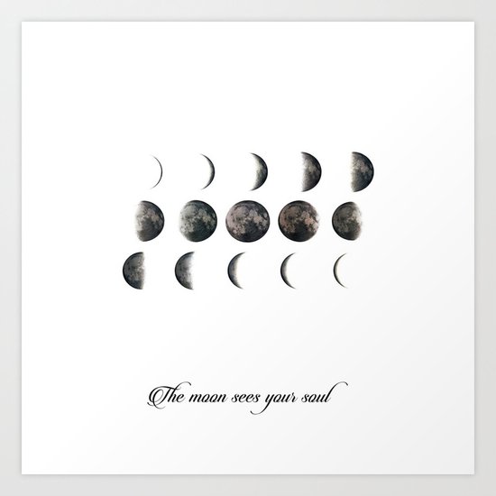 MOON Art Print