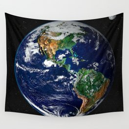 Earth from Space Wall Tapestry