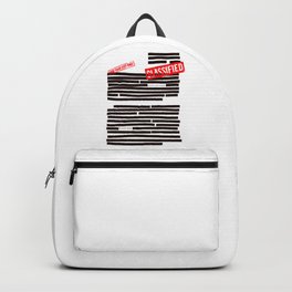 Censored text (Classified information) Backpack | Washington, Graphicdesign, Memorandum, Usrs, Pattern, Typography, Usa, Info, Russia, Censoredtext 
