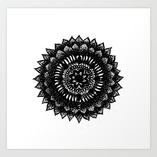 mandala Art Print