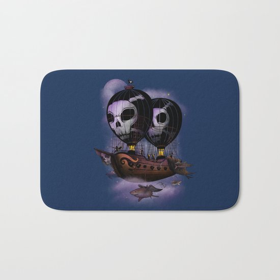 Hot Air Pirates Bath Mat