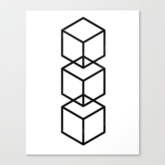 minimal & geometric no.3 Canvas Print