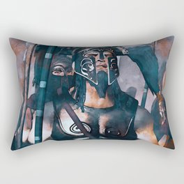 Spartans at War Rectangular Pillow