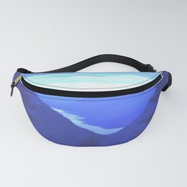 pacific mountains glow aesthetic landscape art abstract nature photography Fanny Pack