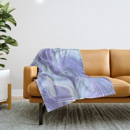 Ocean Marble Fantasy Throw Blanket