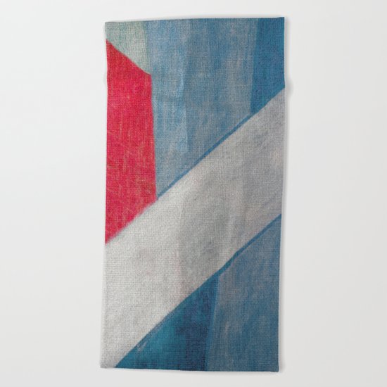 The River and the Bridge Beach Towel