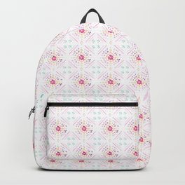 Global Motif in Pink Backpack