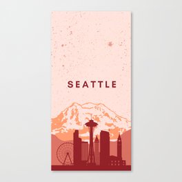 Seattle 206 V3 Canvas Print