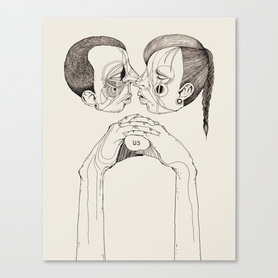 'Us & Them' Canvas Print