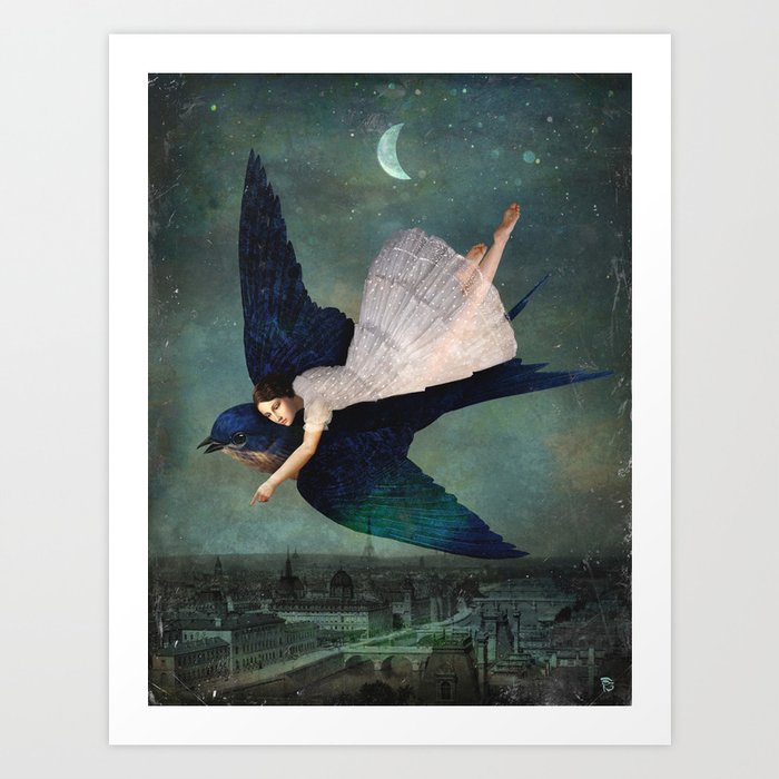 Discover the motif FLY ME TO PARIS by Christian Schloe as a print at TOPPOSTER