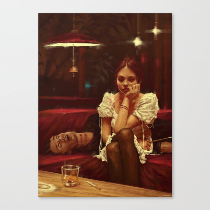 Bore to death Canvas Print