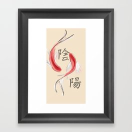 Ying and Yang  Framed Art Print
