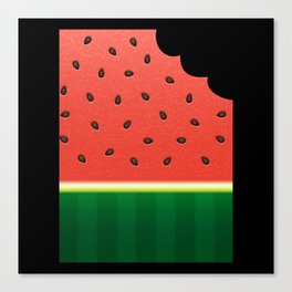 Watermelon Melons Kids Canvas Print