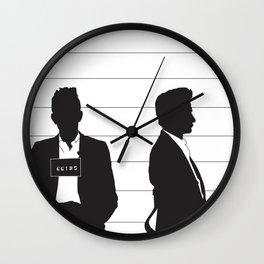 Johnny Cash Wall Clock | People, Illustration, Black and White, Music 