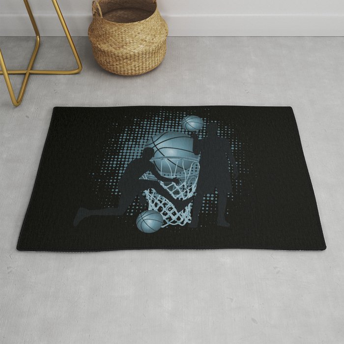 Slam Dunk Basketball Rug