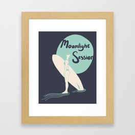 Moonlight Session Framed Art Print