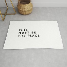 THIS MUST BE THE PLACE_ Rug