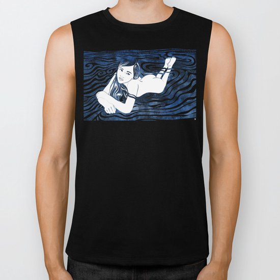 Water Nymph V Biker Tank