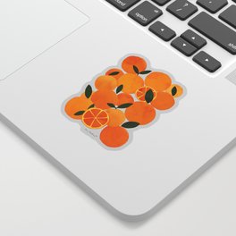 mediterranean oranges still life  Sticker