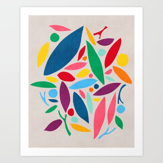 Found Objects Art Print