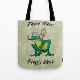 Navy Frog Tote Bag