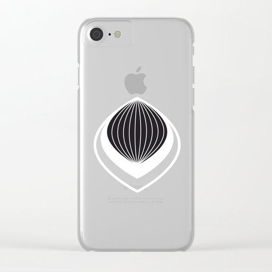 Peacock-Lampions Clear iPhone Case