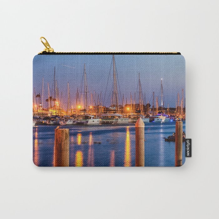 Marina Del Rey Harbor At Night Carry-All Pouch