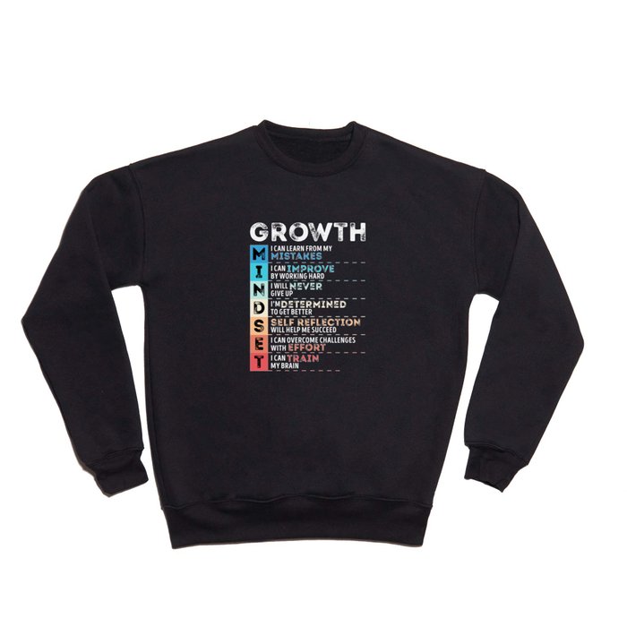 Motivational Quotes Growth for Entrepreneurs Crewneck Sweatshirt