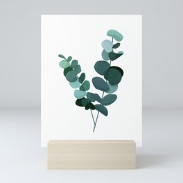 Eucalyptus branch Mini Art Print