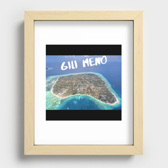 Gili Meno Recessed Framed Print