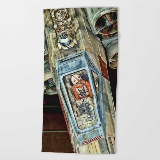 X-Wing Fighter Beach Towel