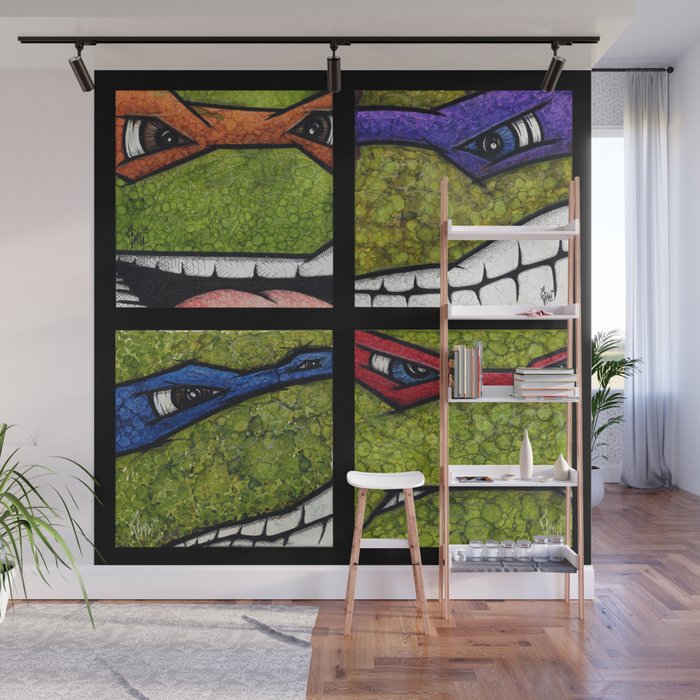 Teenage Mutant Ninja Turtles Set Wall Mural