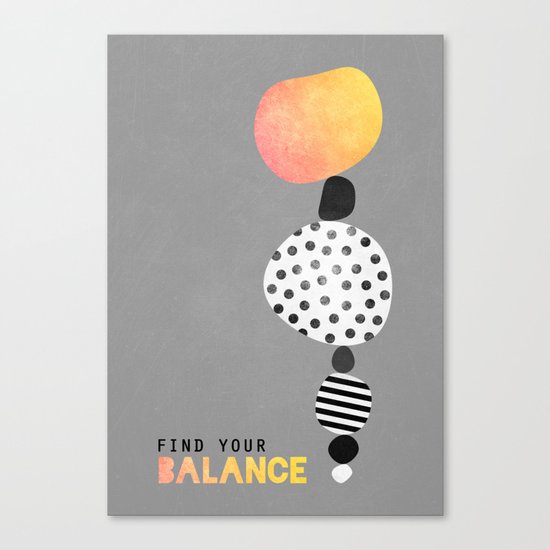 Find your balance Canvas Print