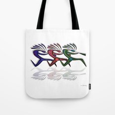 RUNNING KOKOPELLI II Tote Bag